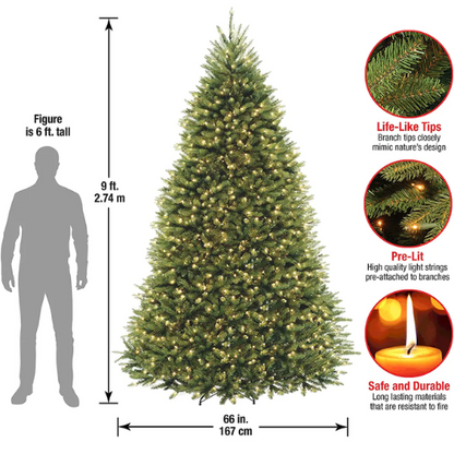 Albero di Natale pieghevole con luci 🎄 Albero di Natale pieghevole con luci 🎁