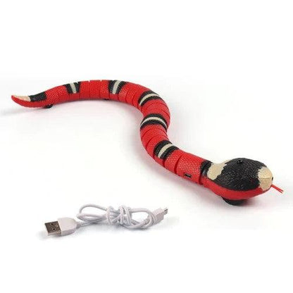 Jouet Serpent Intelligent Rechargeable Électrique pour Chats