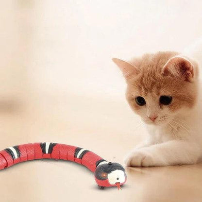 Jouet Serpent Intelligent Rechargeable Électrique pour Chats