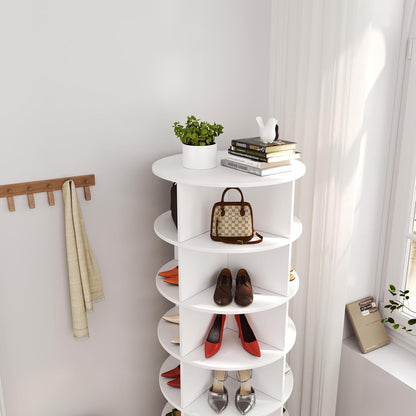 360-Degree Rotating Shoe Cabinet